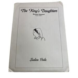 The King’s Daughters Pattern 4011 Ladies Veils Sealed Sewing Pattern Uncut FF